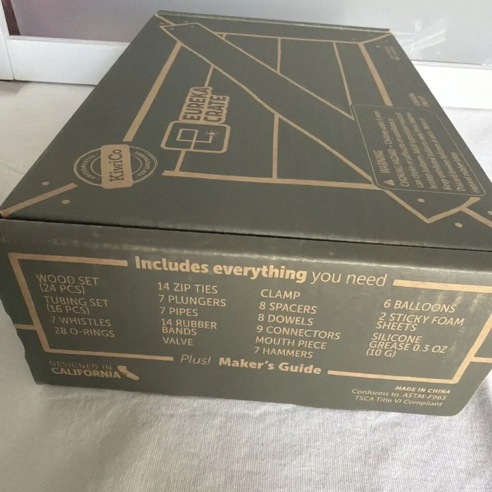 Kiwi Crate Build Your Own Ballon Organ 12+ New In Box